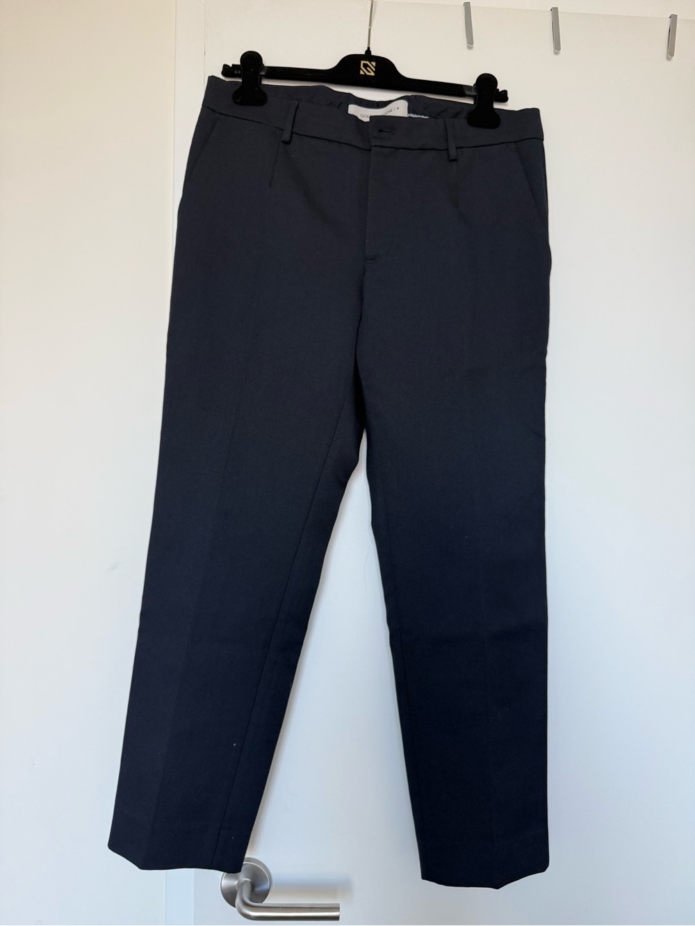 Golden Goose Men's Navy Dress Pants - Classic Straight Fit